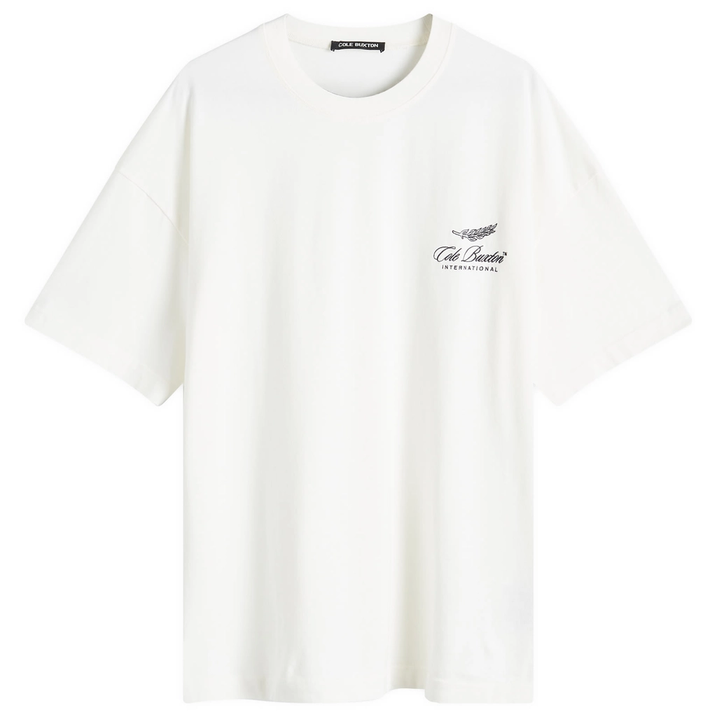 Cole Buxton Men's International T-Shirt Vintage White